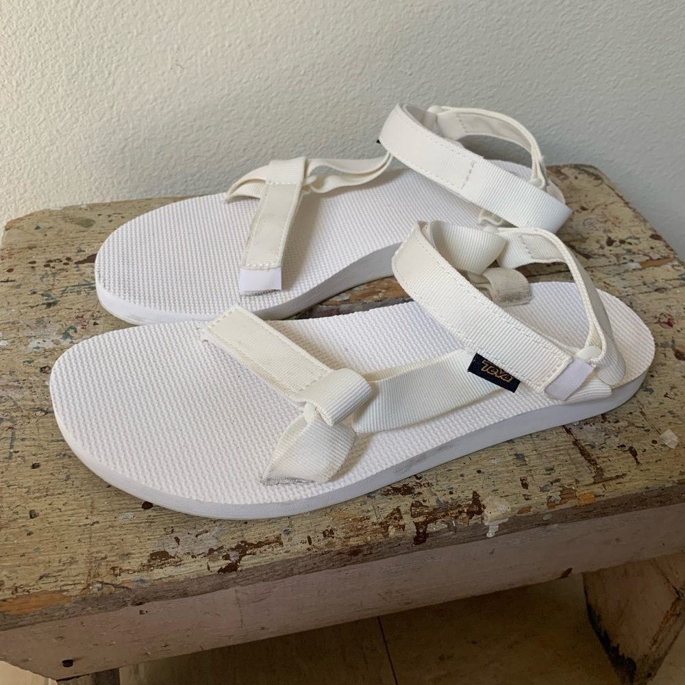 Teva Universal 1003987 White Strappy Sandals Womens 11